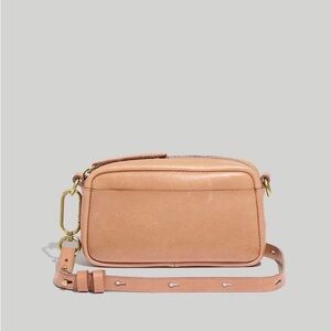 Madewell the leather carabiner mini crossbody bag